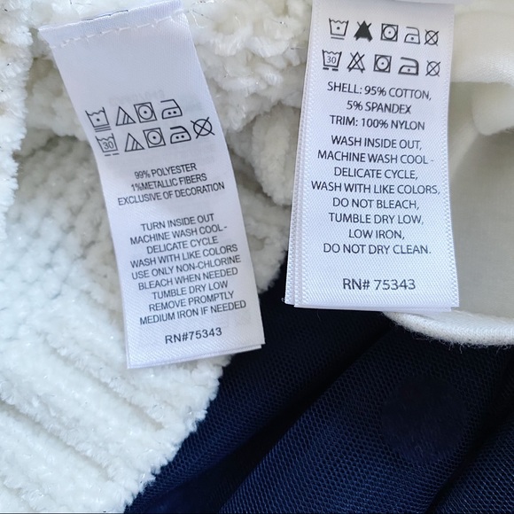 Tommy Bahama 4-piece 12M Baby Girl Outfit - Sweater, Leggings, Skirt, & Headband - Picture 7 of 8